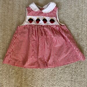 Vintage Samara Baby Girl Dress With Lady Bugs Size 18 Months